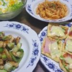 業務スーパーのアラビアータパスタソースで、節約ご飯